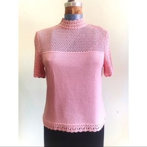 St. John Blush Knit Top